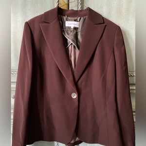 Calvin Klein maroon jacket